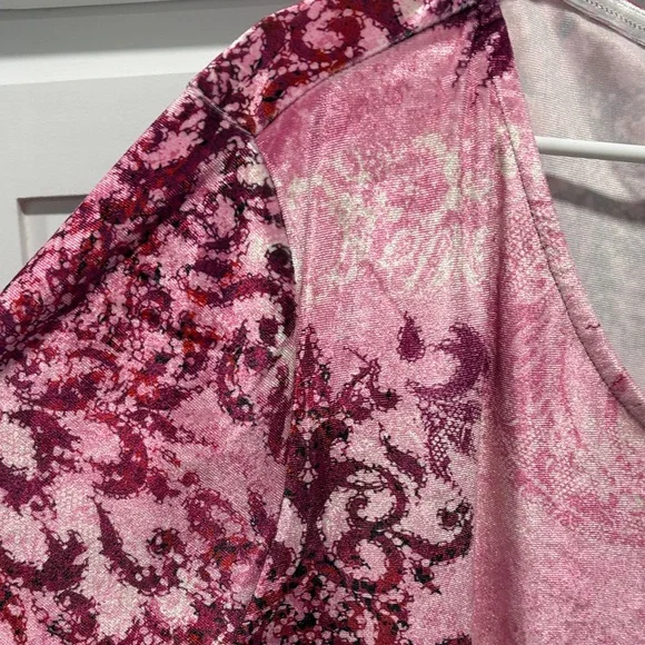 Catherines Pink and Purple Patterned Tunic - Picture 3 of 7